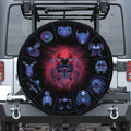 Leo And Astrological Signs Print Tire Cover