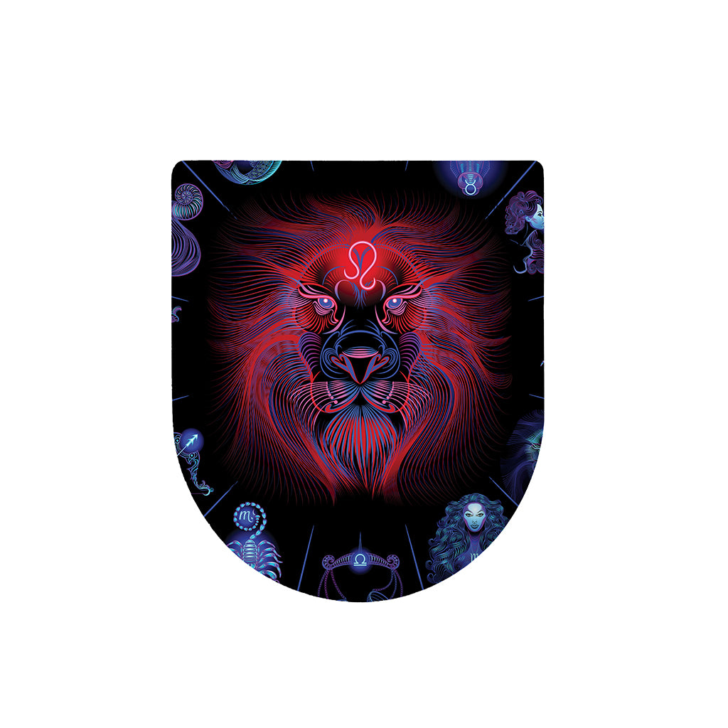 Leo And Astrological Signs Print Toilet Lid Cover