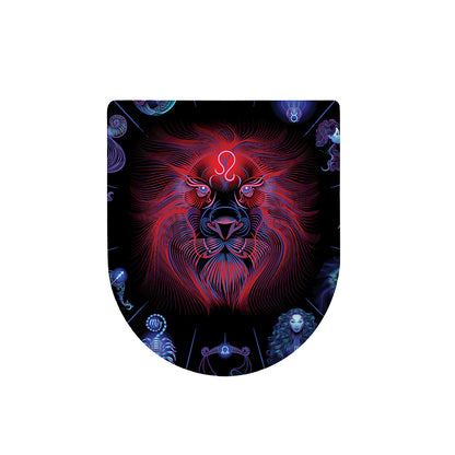 Leo And Astrological Signs Print Toilet Lid Cover