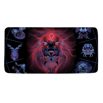 Leo And Astrological Signs Print Towel