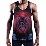 Leo And Astrological Signs Print Training Tank Top