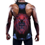Leo And Astrological Signs Print Training Tank Top