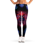 Leo And Astrological Signs Print Women's Leggings