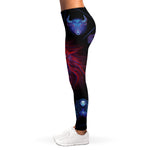 Leo And Astrological Signs Print Women's Leggings