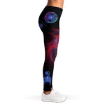 Leo And Astrological Signs Print Women's Leggings