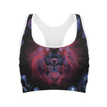 Leo And Astrological Signs Print Women's Sports Bra