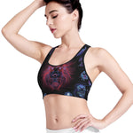 Leo And Astrological Signs Print Women's Sports Bra