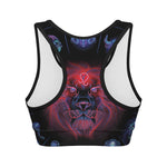 Leo And Astrological Signs Print Women's Sports Bra