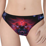 Leo And Astrological Signs Print Women's Thong