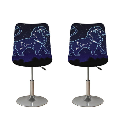 Leo Constellation Print Bar Stool Covers