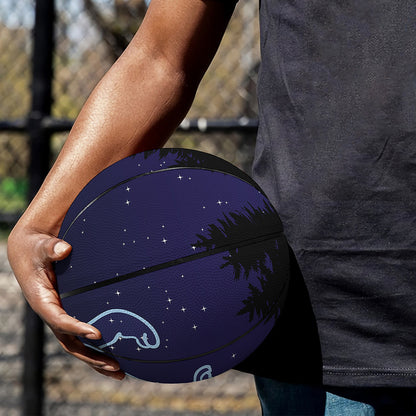 Leo Constellation Print Basketball