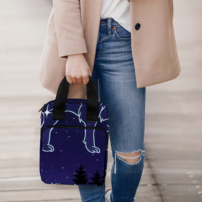 Leo Constellation Print Bible Tote Bag