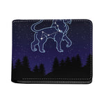Leo Constellation Print Bifold Wallet