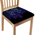 Leo Constellation Print Chair Cushion Cover