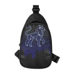 Leo Constellation Print Chest Bag
