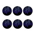 Leo Constellation Print Coaster Set