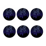 Leo Constellation Print Coaster Set