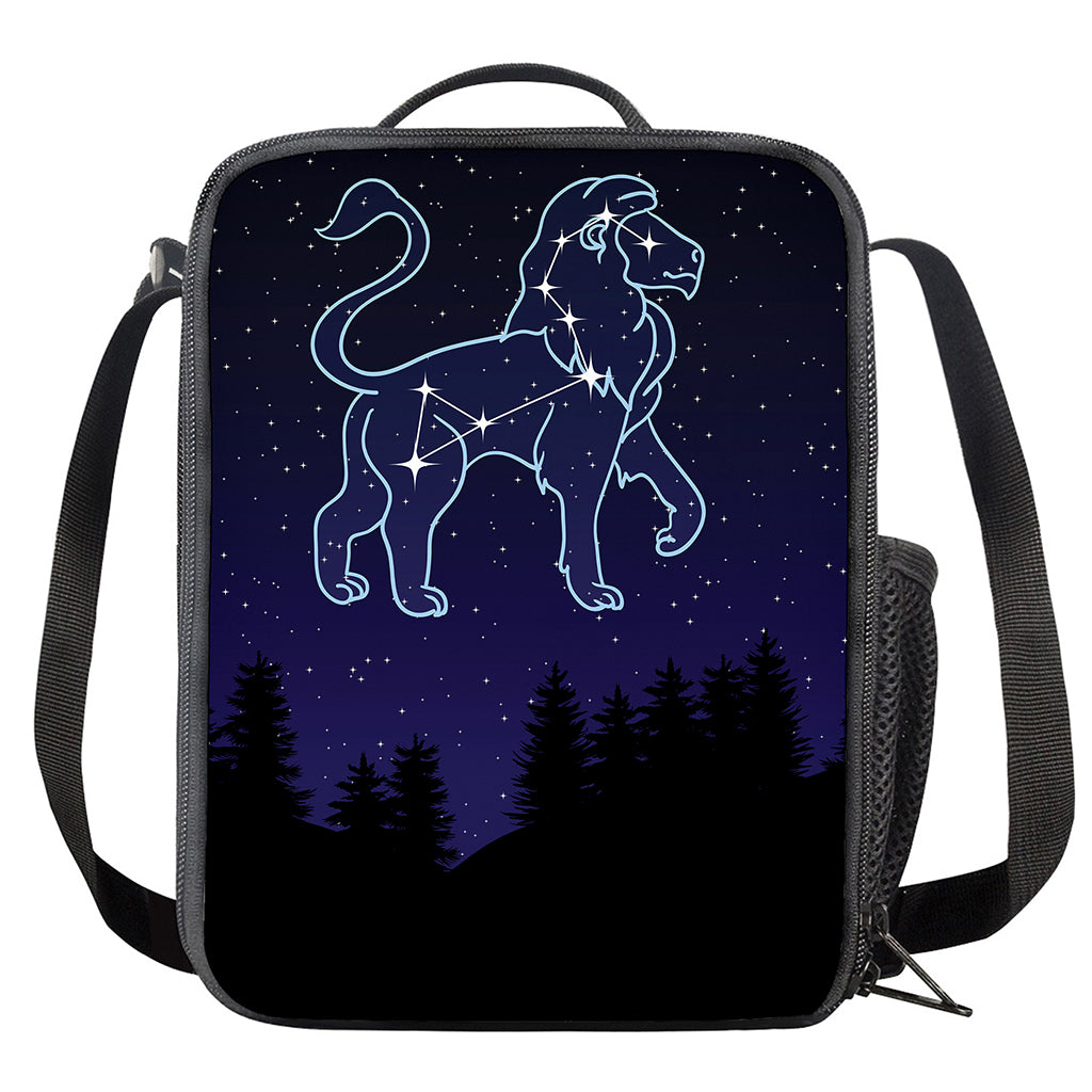 Leo Constellation Print Crossbody Lunch Bag