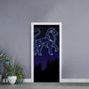 Leo Constellation Print Door Sticker