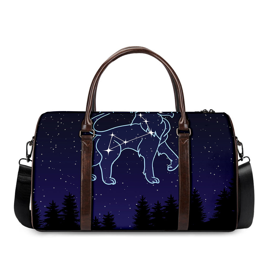 Leo Constellation Print Duffle Bag
