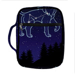 Leo Constellation Print Front Pocket Bible Bag