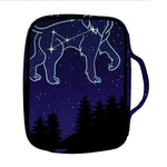 Leo Constellation Print Front Pocket Bible Bag