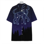 Leo Constellation Print Hawaiian Shirt