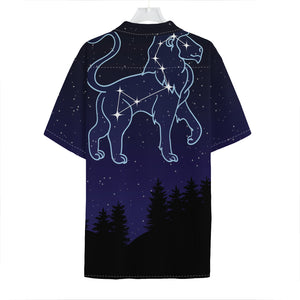 Leo Constellation Print Hawaiian Shirt