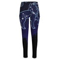 Leo Constellation Print High-Waisted Pocket Leggings