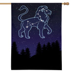 Leo Constellation Print House Flag
