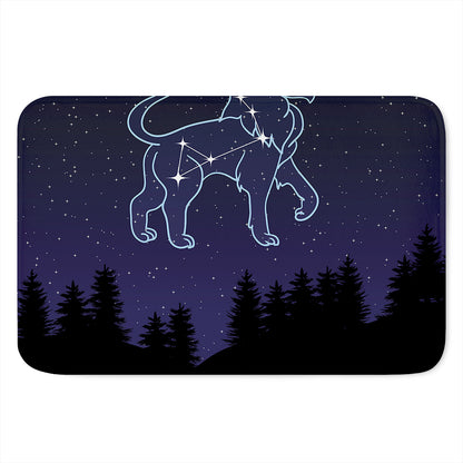 Leo Constellation Print Indoor Door Mat