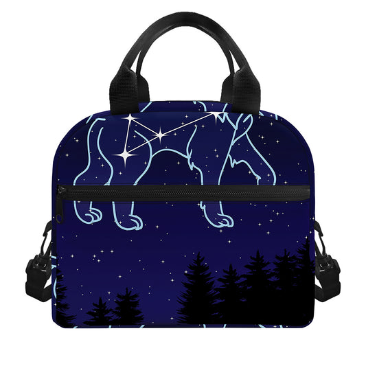 Leo Constellation Print Insulated Lunch Bag