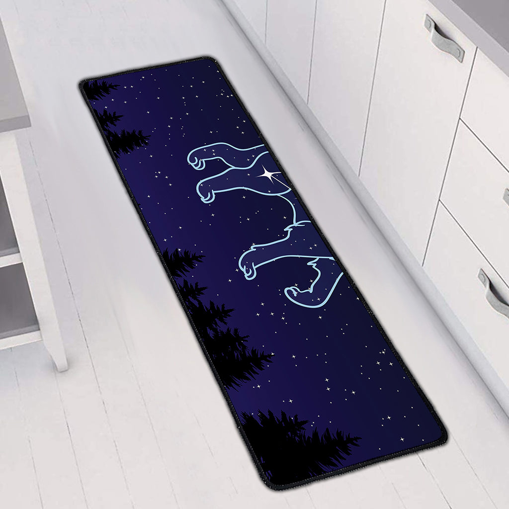 Leo Constellation Print Long Kitchen Mat