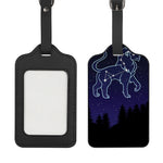 Leo Constellation Print Luggage Tag