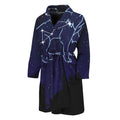 Leo Constellation Print Men's Bathrobe
