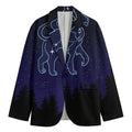 Leo Constellation Print Men's Blazer