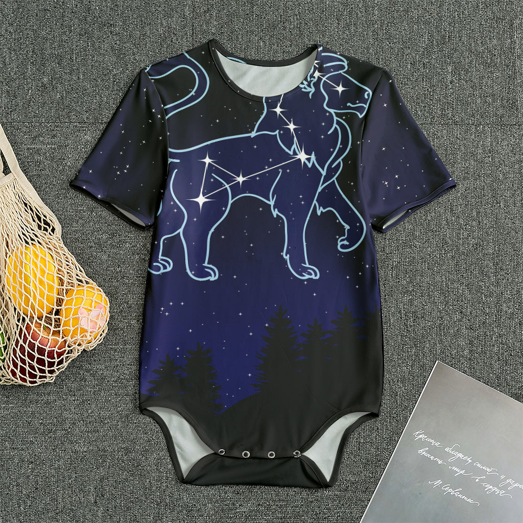 Leo Constellation Print Men's Bodysuit
