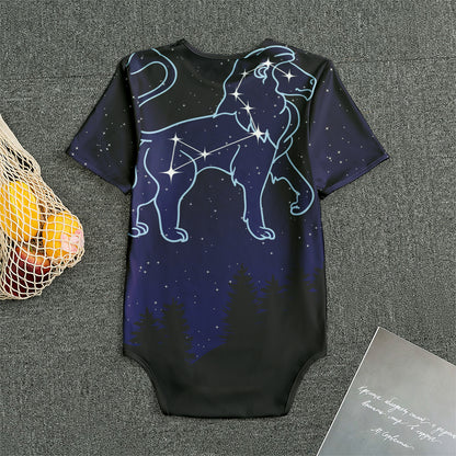 Leo Constellation Print Men's Bodysuit
