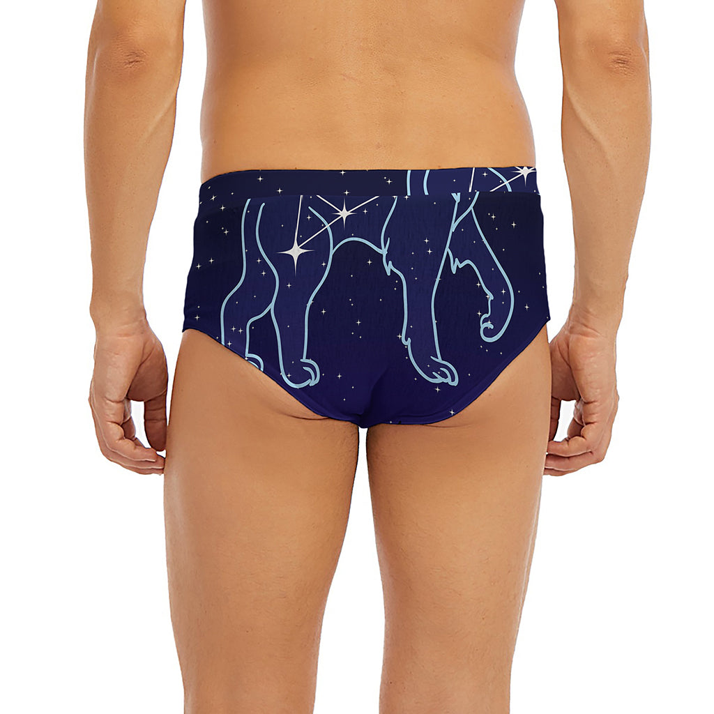 Leo Constellation Print Men's Briefs