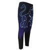 Leo Constellation Print Men's Compression Pants