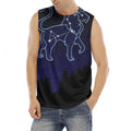 Leo Constellation Print Men's Fitness Tank Top