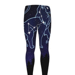 Leo Constellation Print Men's leggings