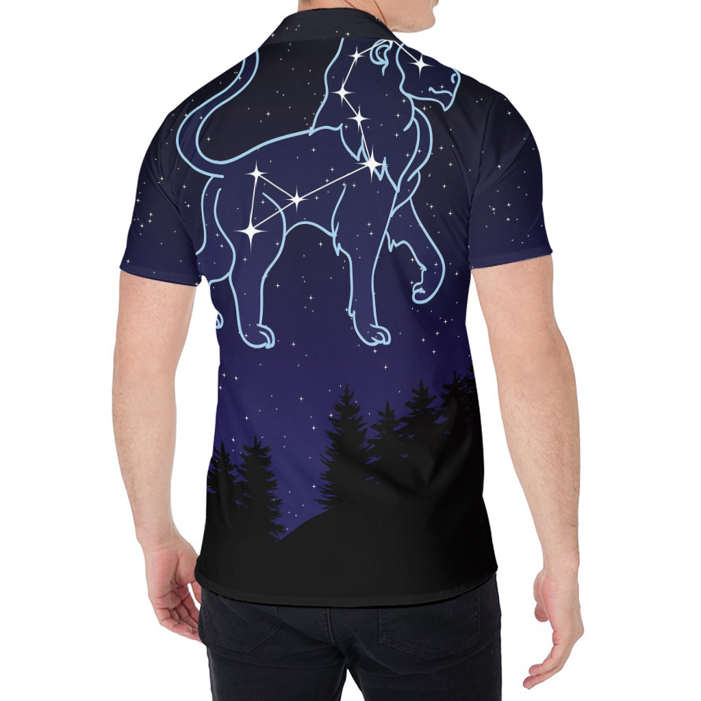 Leo Constellation Print Men's Shirt