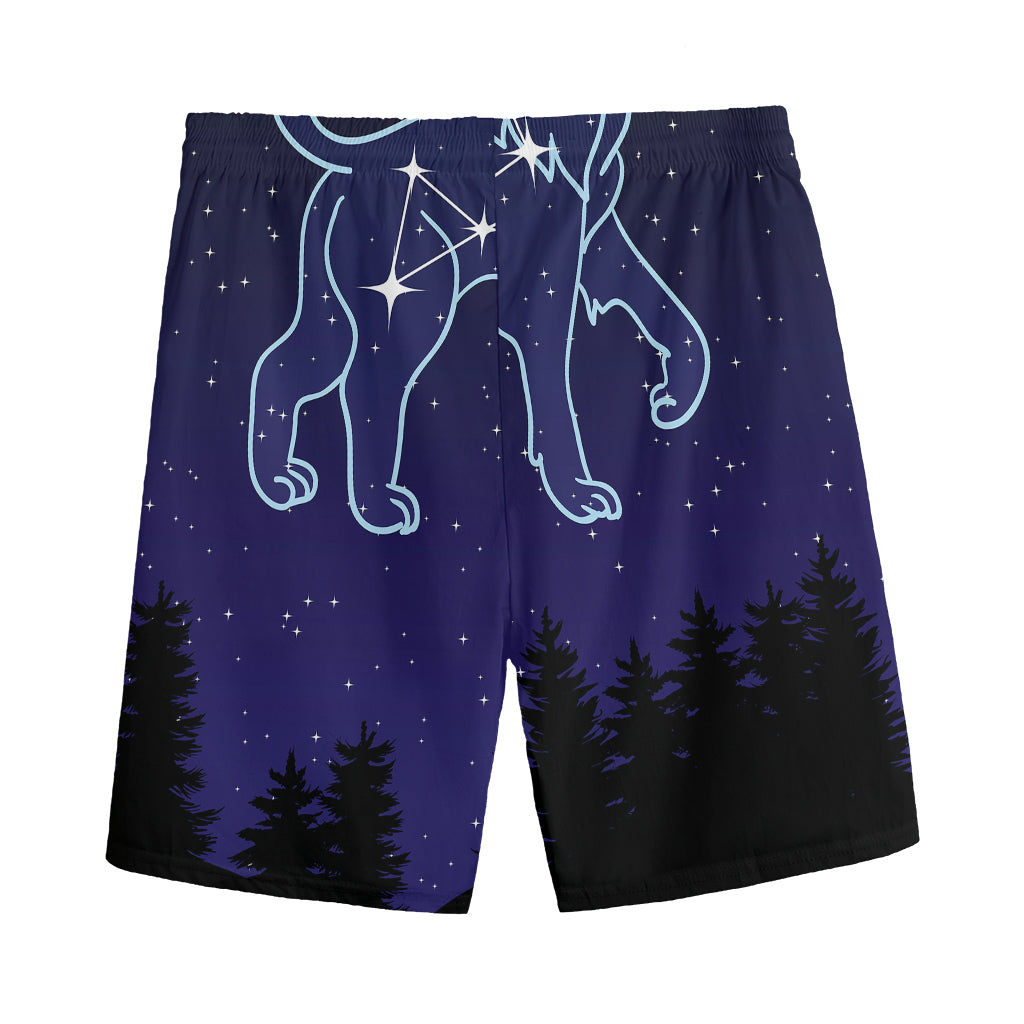 Leo Constellation Print Men's Sports Shorts