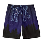 Leo Constellation Print Men's Swim Trunks