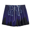 Leo Constellation Print Mesh Shorts