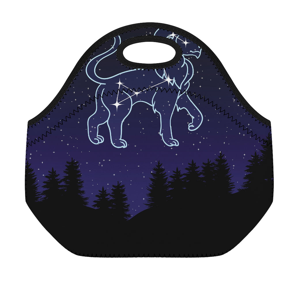 Leo Constellation Print Neoprene Lunch Bag