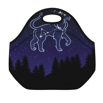 Leo Constellation Print Neoprene Lunch Bag