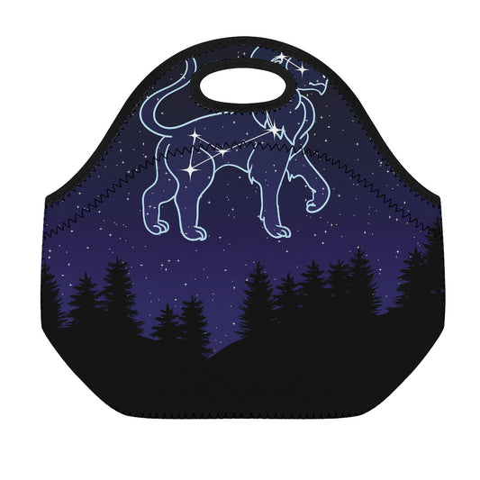 Leo Constellation Print Neoprene Lunch Bag