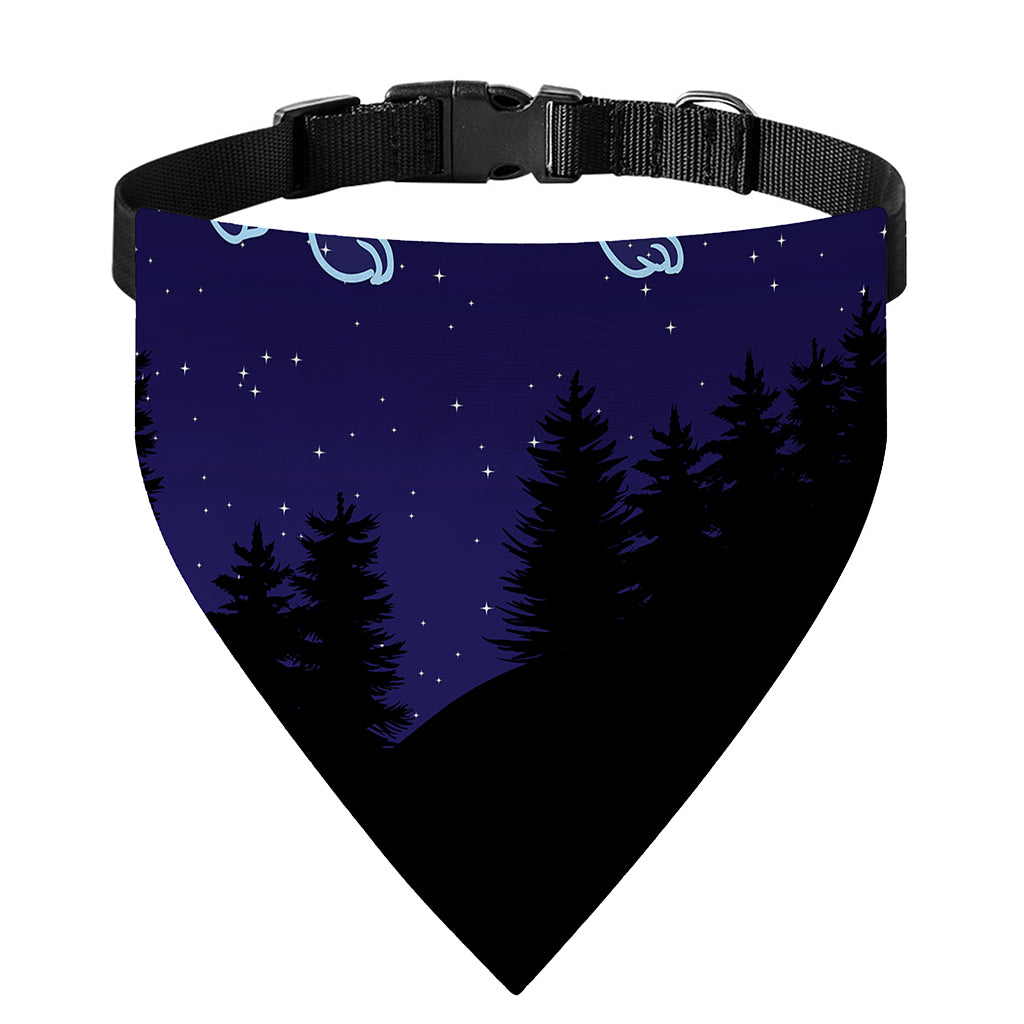 Leo Constellation Print Over The Collar Dog Bandana